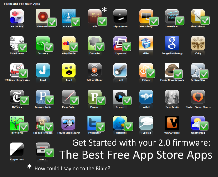 ipod touch free apps